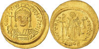 Solidus Justinian I, Constantinople, Gold, Sear:140 -