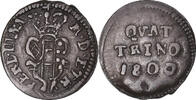 ITALIAN STATES Quattrino Coin, TUSCANY, Ferdinando III, Florence -