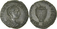Hemiassarion Coin, Moesia Inferior, Elagabalus, Nicopolis ad Istrum -