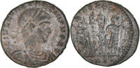 Follis Coin, Constantius II, Constantinople, Silver Plated -