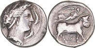 Didrachm Coin, Campania, Neapolis, Neapolis, Silver -