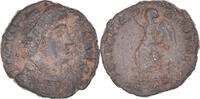Follis Coin, Constantius II, Ticinum, Bronze -