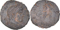 Follis Coin, Constantius II, VF(20-25), Bronze -