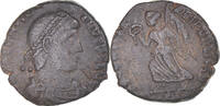 Follis Coin, Constantius II, VF(20-25), Bronze -