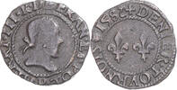 France Denier Tournois Coin, Henri III, Rouen, Copper -