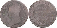 France 5 Centimes Coin, Dupré, Metz, Copper, Gadoury:126/126a -