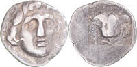 Hemidrachm Coin, Rhodos, Rhodes, Silver -