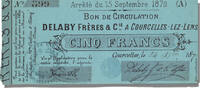 France 5 Francs Banknote -