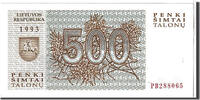 Lithuania 500 Talonu Banknote -