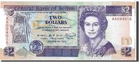 Belize 2 Dollars Banknote, KM:52a -