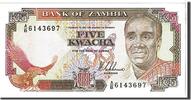 Zambia 5 Kwacha Banknote -