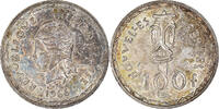 New Hebrides 100 Francs Coin, Paris, Silver, KM:1, Lecompte:59 -