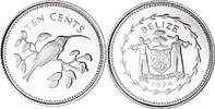 Belize 10 Cents Coin, Franklin Mint, Silver, KM:40a -