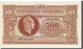 France 500 Francs Banknote, 1943-1945 Marianne, Fayette:VF -