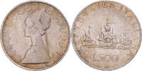 Italy 500 Lire Coin, Rome, Silver, KM:98 -
