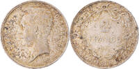 Belgium 2 Francs, 2 Frank Coin, Silver, KM:74 -
