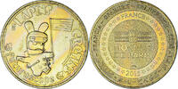 France betaalpenning Tourist Token, 86/ Futuroscope - Lapins Crétins - Astronaute -