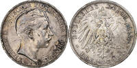 German States 3 Mark PRUSSIA, Wilhelm II, Berlin, Silver -