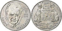 France 100 Francs André Malraux, Silver, MS(60-62), Gadoury:954 -