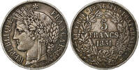 France 5 Francs Cérès, Paris, Silver, Gadoury:719, KM:761.1 -