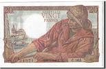 France 20 Francs Banknote, 20 F 1942-1950 ''Pêcheur'' -