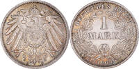 GERMANY - EMPIRE Mark Coin, Wilhelm II, Munich, Silver, KM:14 -