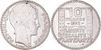 France 10 Francs Coin, Turin, Paris, Silver, KM:878 -