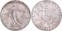 France 2 Francs Coin, Semeuse, Paris, Silver, KM:845.1 -
