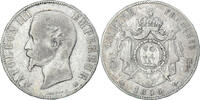 France 5 Francs Coin, Napoleon III, Napoléon III, Strasbourg -