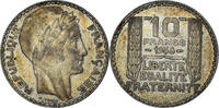 France 10 Francs Coin, Turin, Paris, Silver, KM:878 -