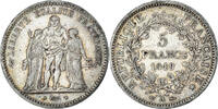 France 5 Francs Coin, Hercule, Paris, Silver, KM:756.1 -