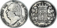 France 2 Francs Coin, Louis XVIII, Louis XVIII, Paris -