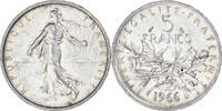 France 5 Francs Semeuse, Paris, Silver, KM:926, Gadoury:770 -