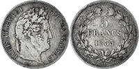 France 5 Francs Coin, Louis-Philippe, Lille, Silver -