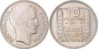 France 10 Francs Coin, Turin, Paris, Silver, KM:878, Gadoury:801 -