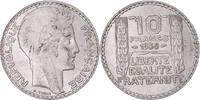France 10 Francs Coin, Paris, Silver, KM:878, Gadoury:801 -