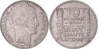 France 10 Francs Coin, Turin, Paris, Variety, Silver, KM:878 -
