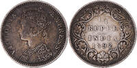 INDIA-BRITISH 1/4 Rupee Coin, Victoria, Silver, KM:490 -