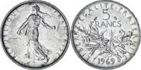 France 5 Francs Semeuse, Paris, Silver, KM:926, Gadoury:770 -