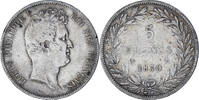 France 5 Francs Louis-Philippe, Paris, Silver, KM:735.1 -