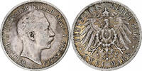 German States 2 Mark Coin, PRUSSIA, Wilhelm II, Berlin -
