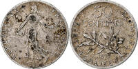 France 50 Centimes Coin, Semeuse, Paris, Silver, KM:854 -