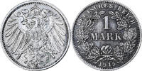 GERMANY - EMPIRE Mark Coin, Wilhelm II, Munich, Silver, KM:14 -