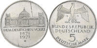GERMANY - FEDERAL REPUBLIC 5 Mark Coin, Foundation of German Empire, 1871 -