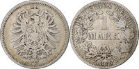 German Empire Mark GERMANY - EMPIRE, Wilhelm I, Berlin, Silver, KM:7 -