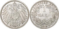 GERMANY - EMPIRE Mark Coin, Wilhelm II,Stuttgart,Silver,KM 14 -