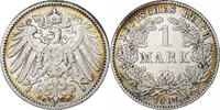 GERMANY - EMPIRE Mark Wilhelm II, Karlsruhe, AU(55-58), Silver, KM:14 -