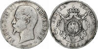 France 5 Francs Napoleon III, Napoléon III, Strasbourg, Silver -