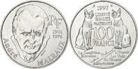 France 100 Francs Coin, André Malraux, Paris, Silver -