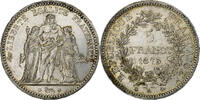 France 5 Francs Coin, Hercule, Paris, Silver, KM:820.1 -